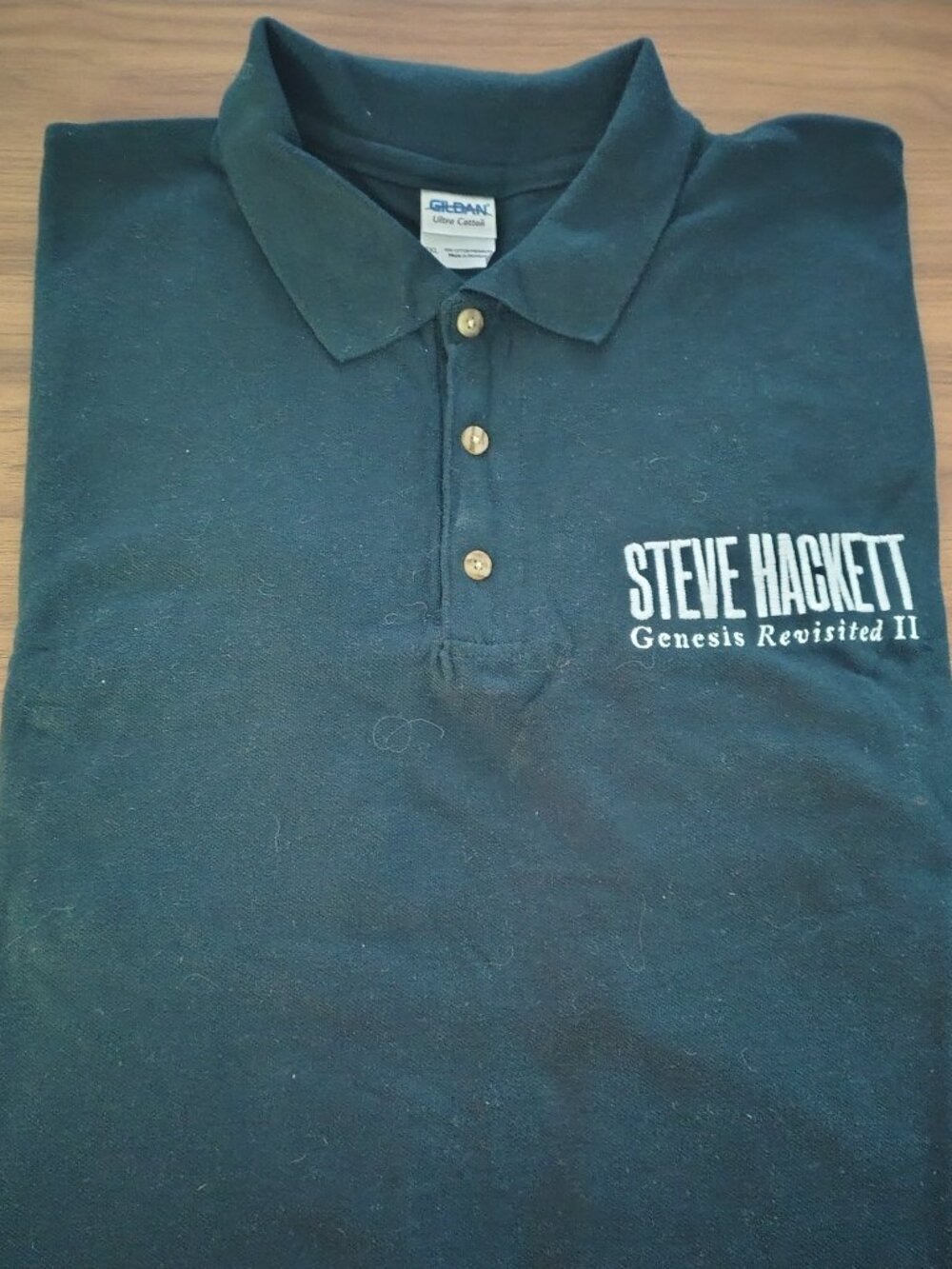 * NEW * Steve Hackett 2013 Genesis Revisited II tour golf shirt